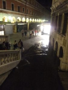 Tide at the streets of Venice and at St Marks's Square - Ghetto