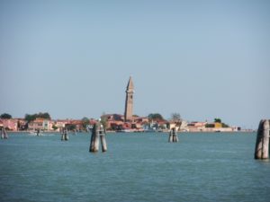 The island of Burano look at the church tower - Ghetto