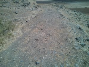 Standing on the slope, you can see the route of the train (on both sides) - valley railway