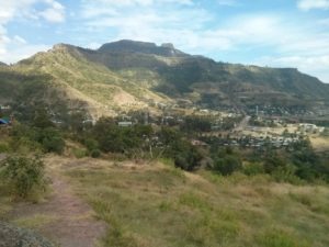 The mountain above Lalibela - Monolithic Churches