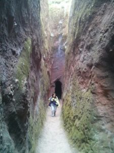 The Tunnels that leads to Eastern group - Monolithic Churches