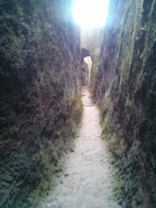 The Tunnels that leads to Eastern group - Monolithic Churches