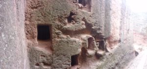 Those are the living cells of the Ethiopian monks - Monolithic Churches
