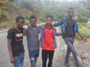 Students from Lalibela. - hungry