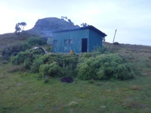 One of the huts of the village - look on the smoke that goes out of it.