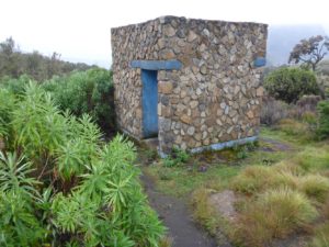 The squatting toilet on the campground - squat 