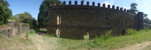 Sixth building - The castle of Dawit (Adbar-Seghed Dawit Oebal Ghinab) (Ruled between 1716-1721) - Fasil Ghebbi