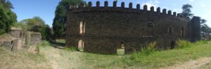 Sixth building - The castle of Dawit (Adbar-Seghed Dawit Oebal Ghinab) (Ruled between 1716-1721) - Fasil Ghebbi