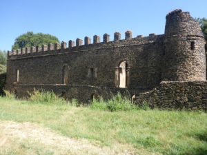 Sixth building - The castle of Dawit (Adbar-Seghed Dawit Oebal Ghinab) (Ruled between 1716-1721) - Fasil Ghebbi
