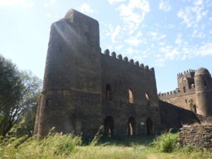 Second building - Asuan Seghediyasu's castle (ruled between 1682-1706) - from outside - Fasil Ghebbi