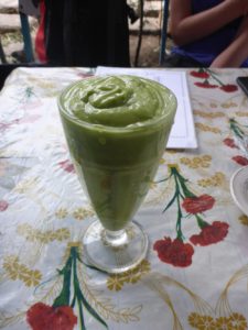 And an Avocado smoothie - vegetable