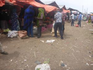 Vegetable area in Bahir Dar Market