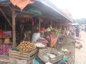 Vegetable area in Bahir Dar Market