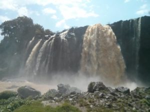 The Waterfalls from closer look still amazing - Blue Nile falls 