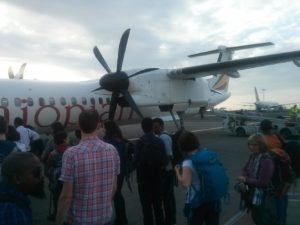 Taking off in Addis-Abba - Sky-Bus