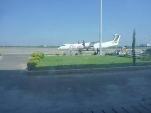 Taking off from Bahir Dar - Sky-Bus