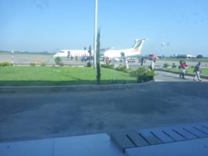 Taking off from Bahir Dar - Sky-Bus