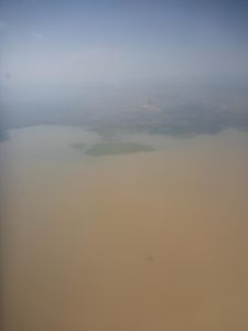 Lake Tana from the plane Sky-Bus