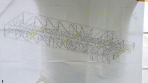 3D drawing of the steel construction - HaShalom