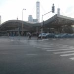 Tel Aviv HaShalom railway station - I don't know about the architecture of the new terminal, but the structural part will probably be the same.