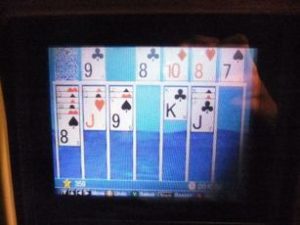 08282014-08s Playing Soliter in my screen! (I know how stupid it sounds.. but it's new for me =).  - El-AL