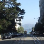 cable car (We took it from Union Square to Lombard street).