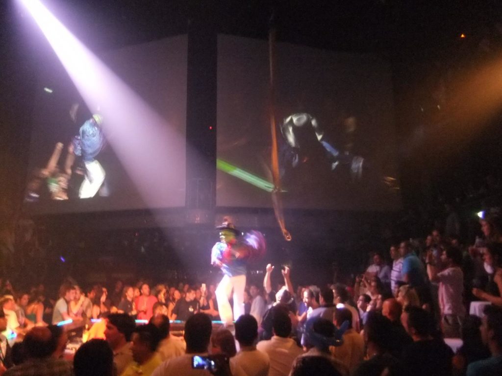 The Mask... The name Coco Bongo comes from the name of the club in that movie.