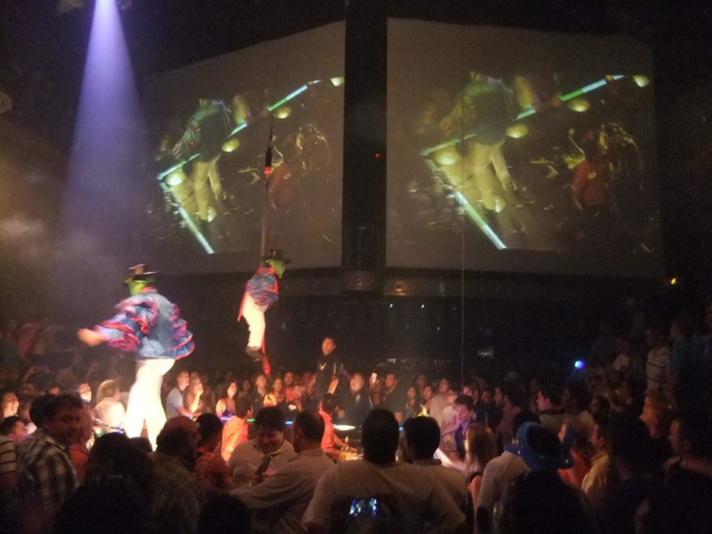 The Mask... The name Coco Bongo comes from the name of the club in that movie.
