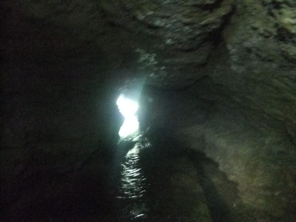 guess -   The stalactite cave with the fountain, behind the Misol-Ha Waterfall