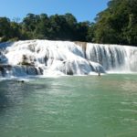 Cascadas the agua azul (blue water waterfalls)