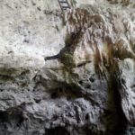 Sumidero - A cave in the cliffs, used as a worship place. Look at the colors of the rocks.