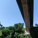 Sumidero - The new Bridge and the old bridge over the Grijalva River