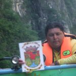 Sumidero -  The entrance to the canyon. That picture is the sign of Chiapas state.