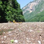 Sumidero -  Although the cleaning and education efforts the people of the villages around the river still use the river as their trash can.