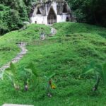 Palenque -    Temple of the Foliated Cross - It was dedicated to the patron deity Unen K'awiil (also known as 'Gll').