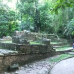 Complex B - This set of five buildings surrounding a courtyard of three levels was a residential area in the Late Classic Period, 770-850 A.D.