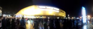 11162014-07 The Shakshouka Stadium from outside (I call it that way for the mess Sammy offer did with some of Israel past national companies that became private during the 1990's. - Israel vs Bosnia