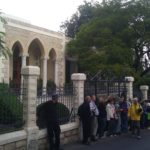 Some of the houses of lower part of the Bahá'í World Center. - Haifa in the Ottoman time.