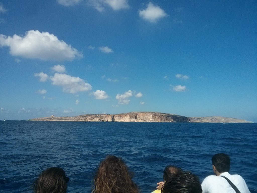 The island of Comino from South
