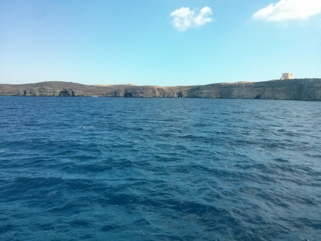 The island of Comino from South