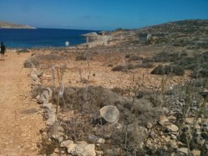 Instead of packing ourselves with the rest of the tourists we just walked to the other side and found a small nice place to sit and relax - Comino