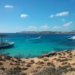 Blue Lagoon - packed with tourists but still worth a visit. I guess you understand why it is called the blue lagoon =) - Comino