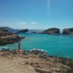 Blue Lagoon - packed with tourists but still worth a visit. I guess you understand why it is called the blue lagoon =) - Comino