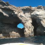 We took a ride in a boat to the caves and grottoes on the other side of the Blue Lagoon - Comino