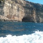 We took a ride in a boat to the caves and grottoes on the other side of the Blue Lagoon - Comino