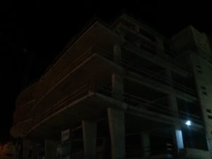 I cannot close the day without a construction pic, even if it is in the night - Comino