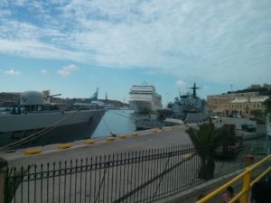 The Naval force and huge amusement ship  - Catholic