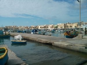 The fisherman boats