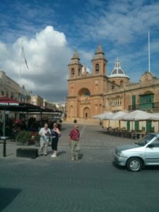 The Catholic church of Marsaxlokk