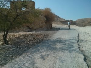 Climbing up the mountain back to the starting point - Hasmonean